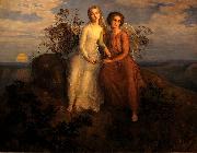 Louis Janmot Poem of the Soul  One evening France oil painting artist